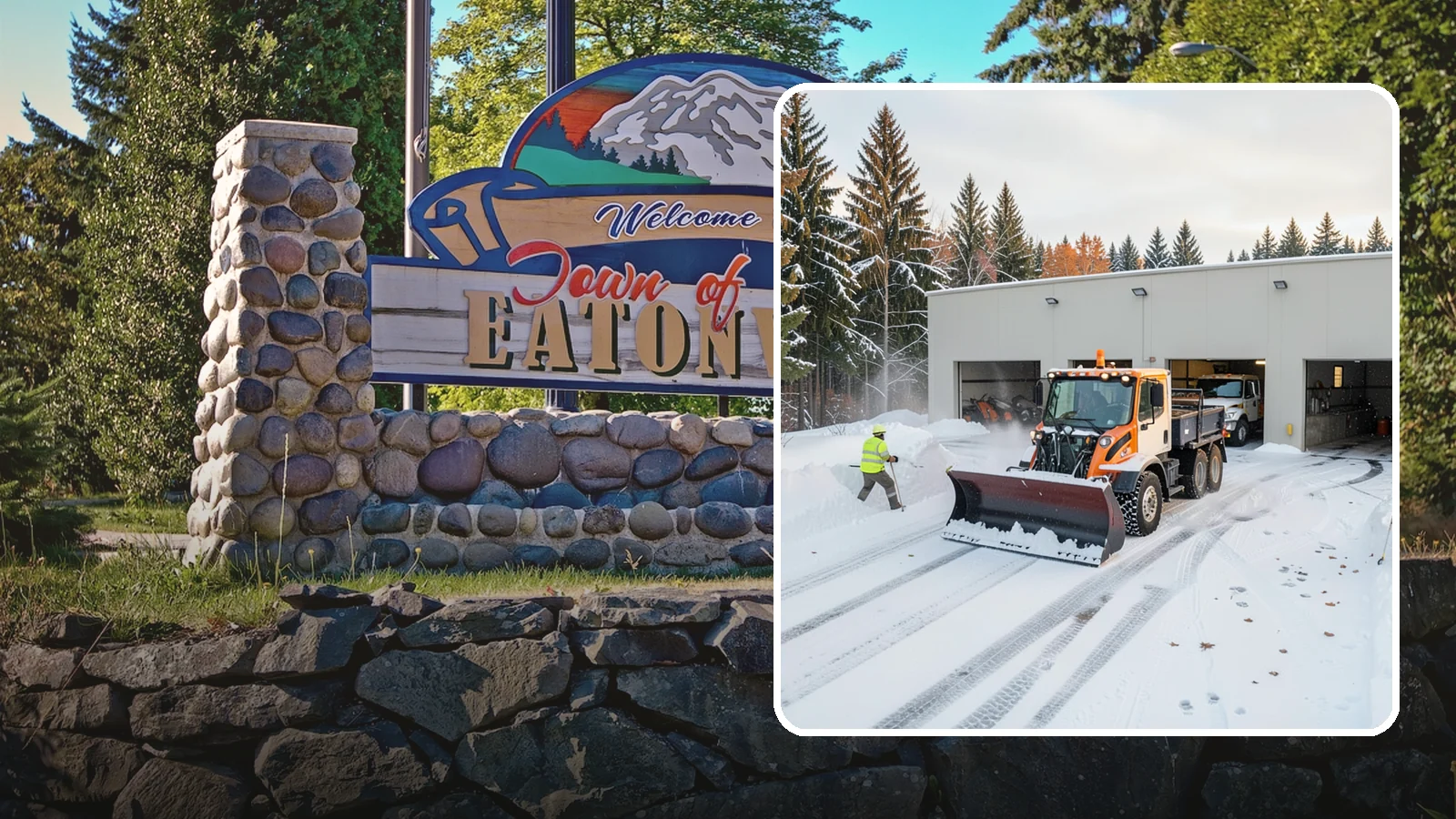 Warehouse Snow Plowing in Eatonville, Pierce County, WA - We plow warehouse lots, loading docks, and trailer yards so trucks dock and depart without weather delays.