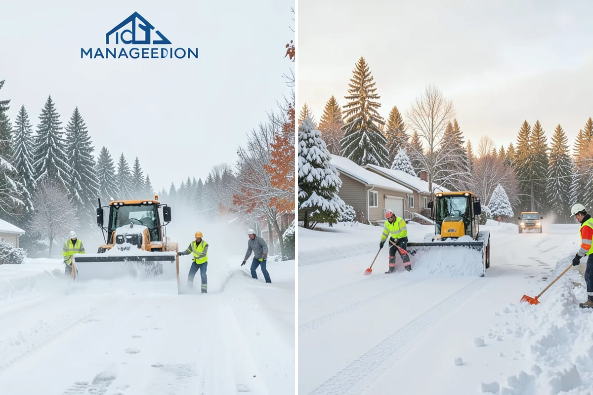 Warehouse Snow Plowing in Granite Falls, Snohomish County, WA - Map the trailer yard, dock approaches, and employee lot with your dock schedule