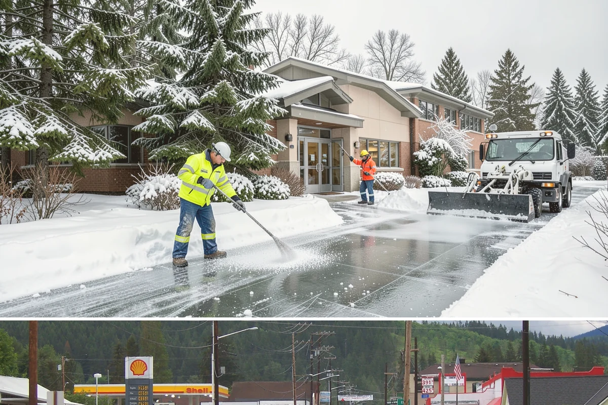 Warehouse Snow Plowing in Granite Falls, Snohomish County, WA - Lock in service before winter so your docks keep receiving and shipping through any snow.