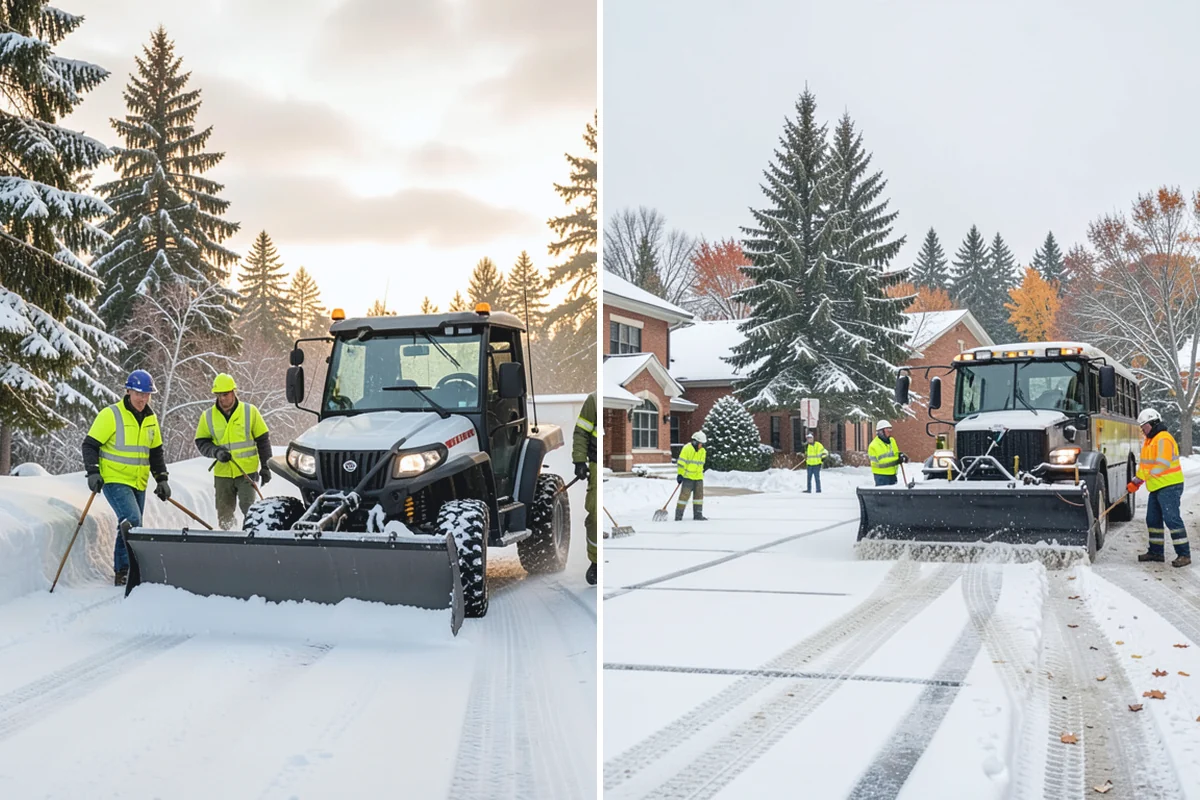 Warehouse Snow Plowing in Hamilton, Skagit County, WA - Map the trailer yard, dock approaches, and employee lot with your dock schedule