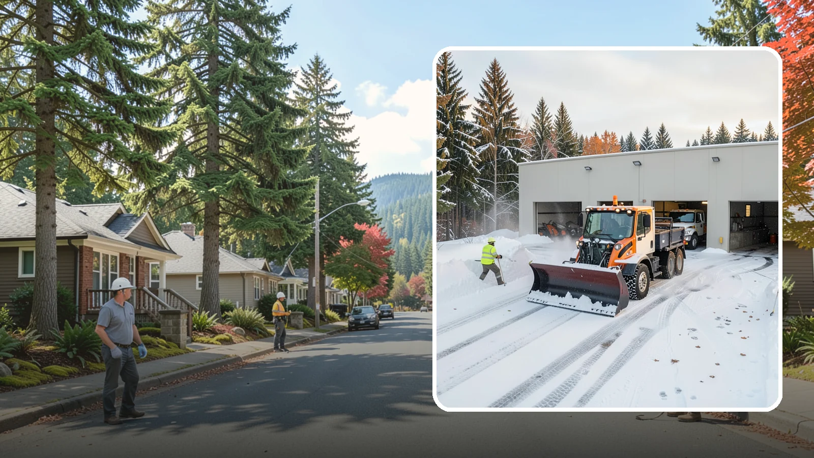 Warehouse Snow Plowing in Hunts Point, King County, WA - We plow warehouse lots, loading docks, and trailer yards so trucks dock and depart without weather delays.