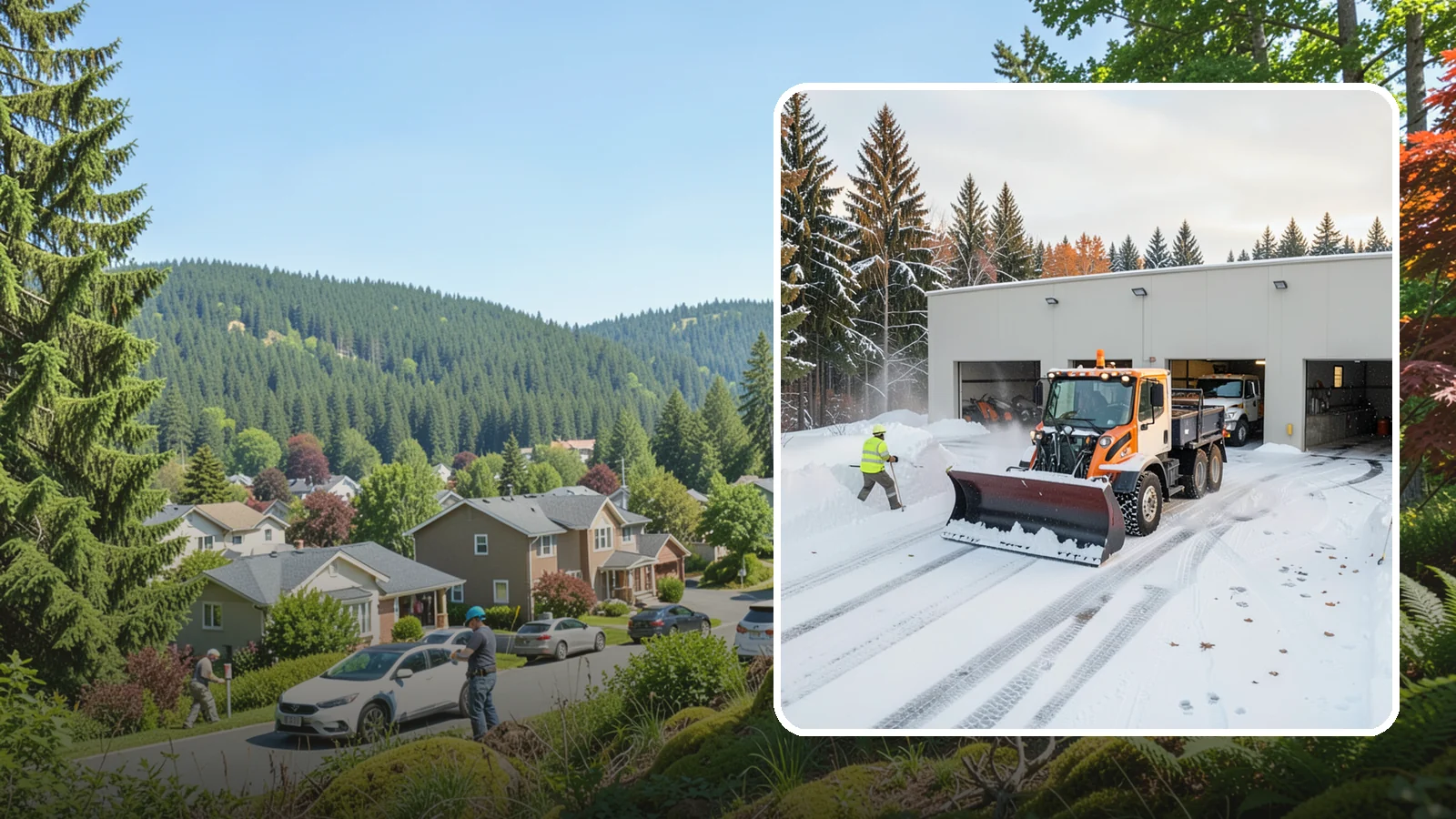 Warehouse Snow Plowing in Index, Snohomish County, WA - We plow warehouse lots, loading docks, and trailer yards so trucks dock and depart without weather delays.