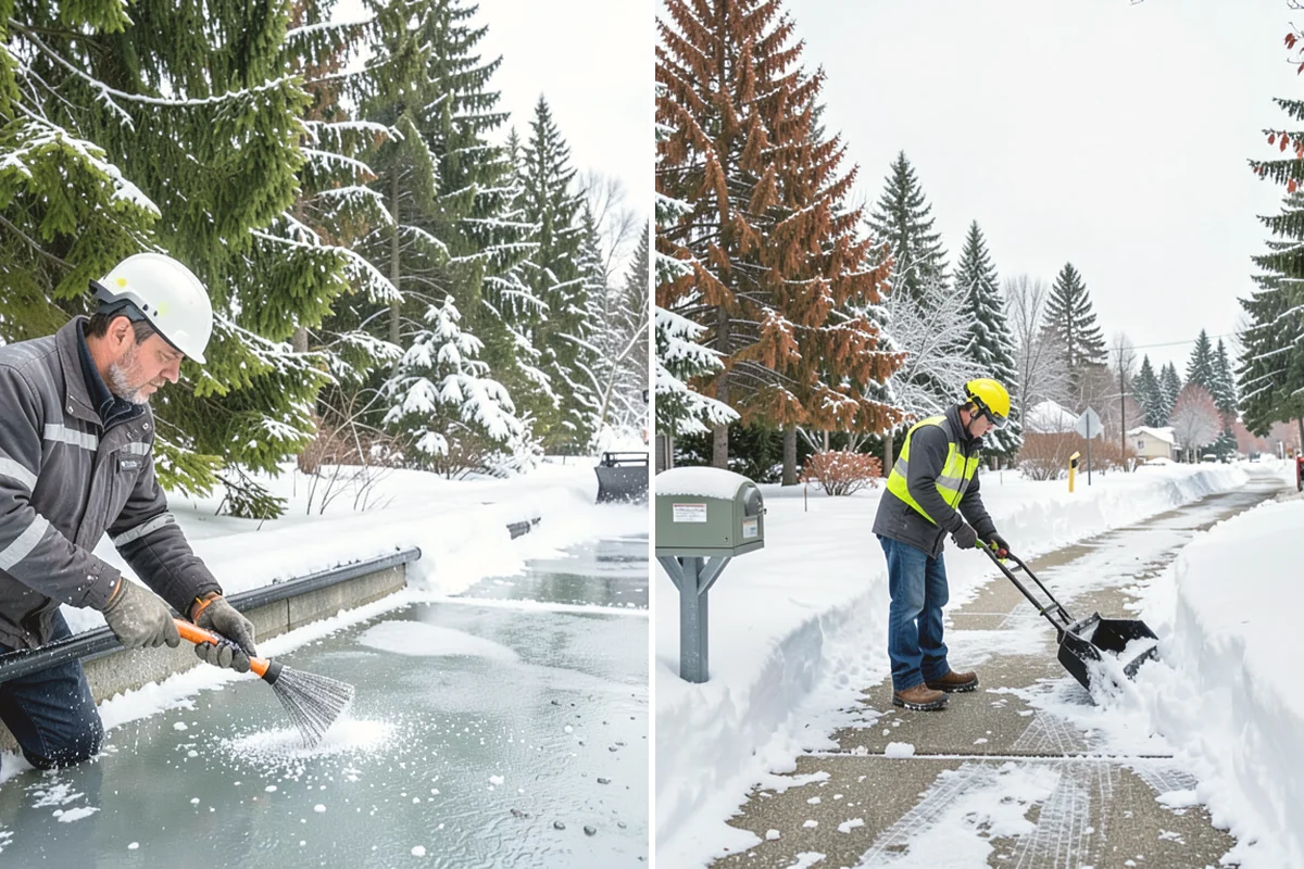 Warehouse Snow Plowing in Issaquah, King County, WA - Map the trailer yard, dock approaches, and employee lot with your dock schedule