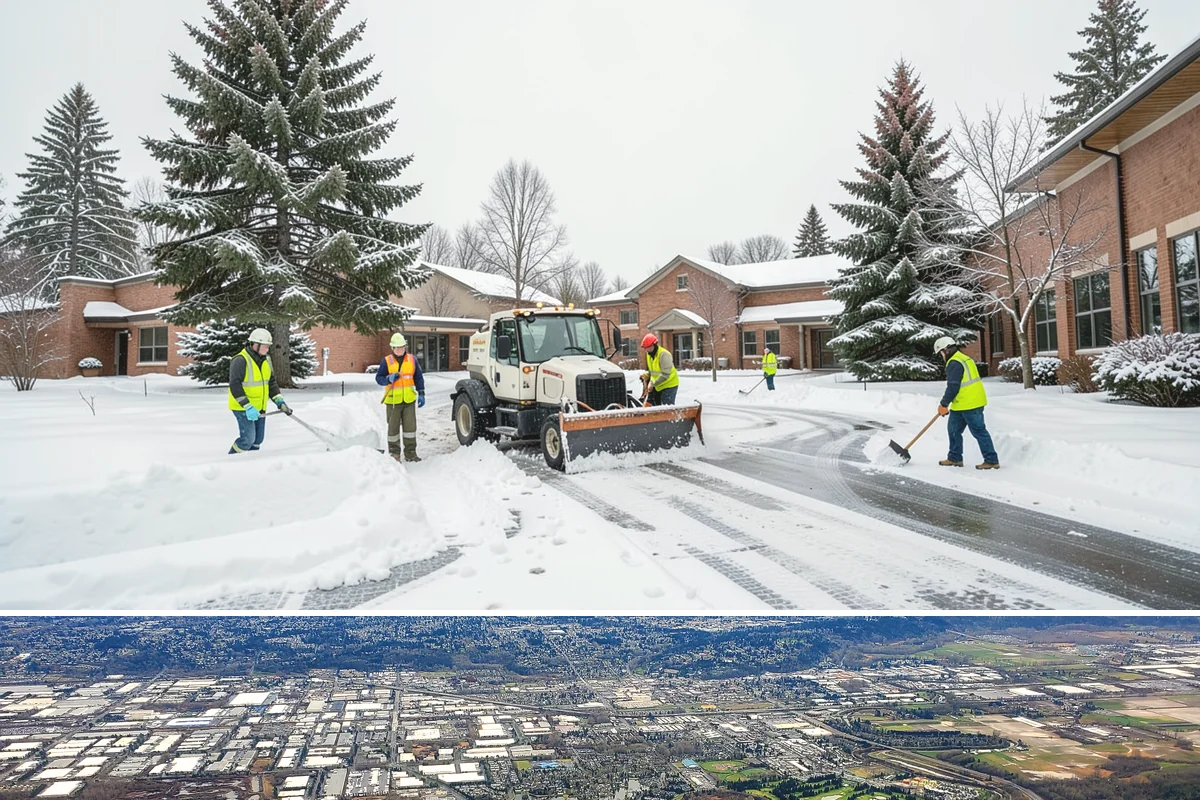 Warehouse Snow Plowing in Kent, King County, WA - Lock in service before winter so your docks keep receiving and shipping through any snow.