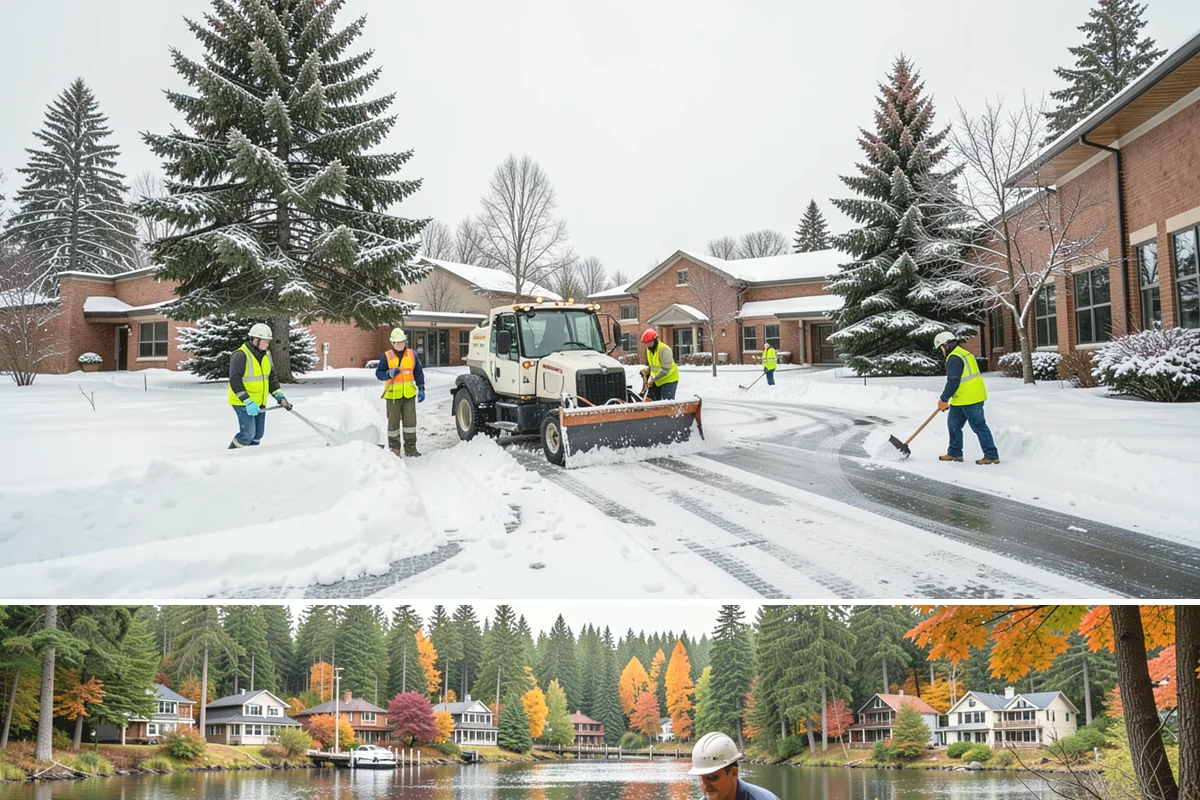Warehouse Snow Plowing in La Conner, Skagit County, WA - Lock in service before winter so your docks keep receiving and shipping through any snow.