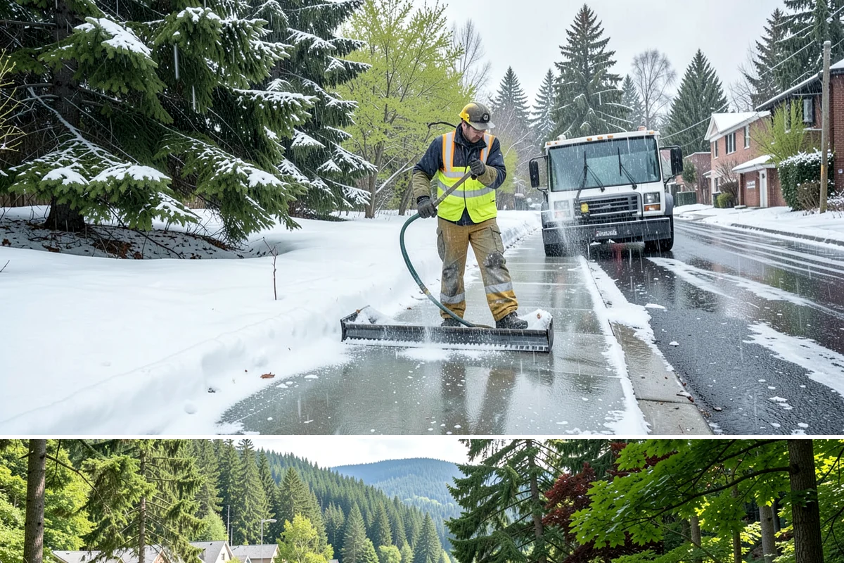 Warehouse Snow Plowing in Lake Forest Park, King County, WA - Lock in service before winter so your docks keep receiving and shipping through any snow.