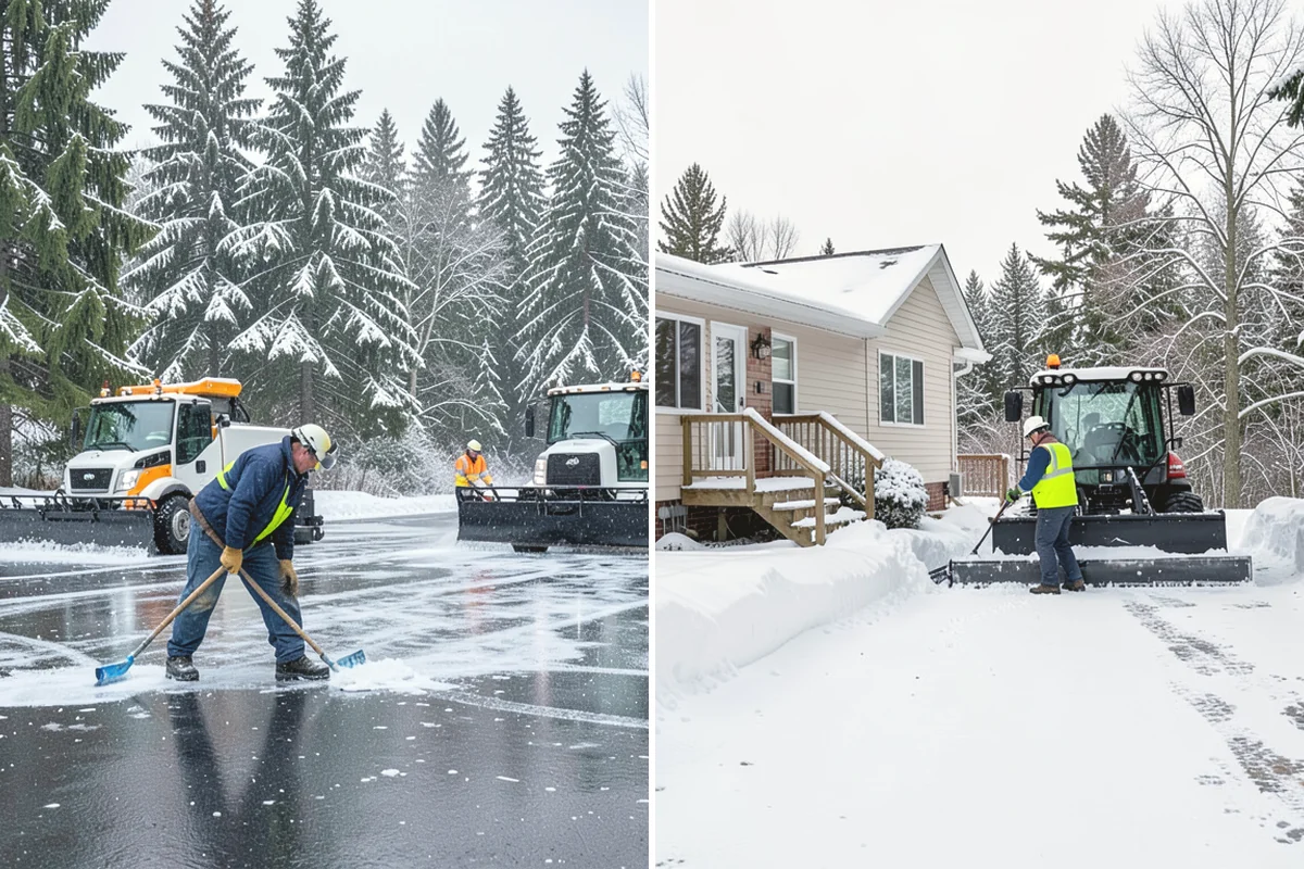 Warehouse Snow Plowing in Lake Stevens, Snohomish County, WA - Map the trailer yard, dock approaches, and employee lot with your dock schedule