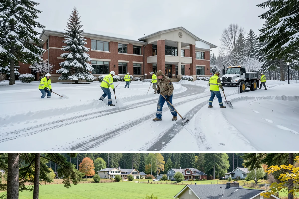 Warehouse Snow Plowing in Lyman, Skagit County, WA - Lock in service before winter so your docks keep receiving and shipping through any snow.
