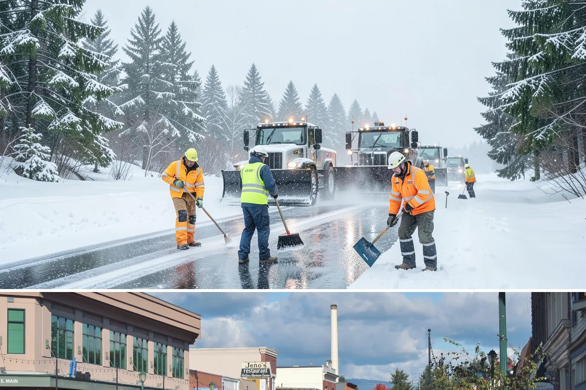 Warehouse Snow Plowing in Monroe, Snohomish County, WA - Lock in service before winter so your docks keep receiving and shipping through any snow.