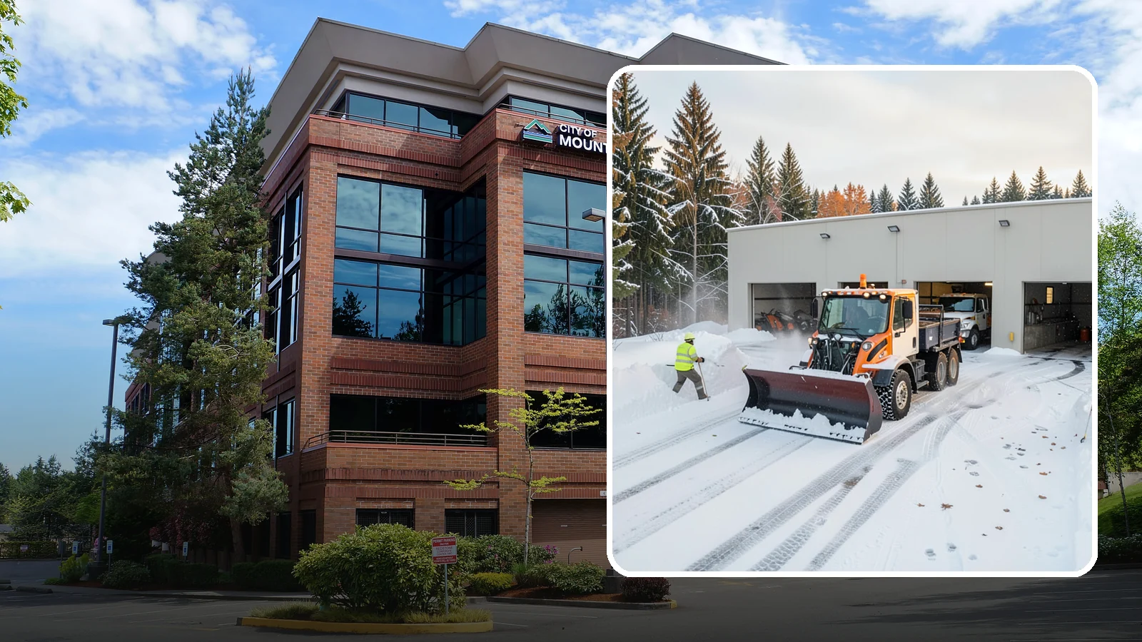 Warehouse Snow Plowing in Mountlake Terrace, Snohomish County, WA - We plow warehouse lots, loading docks, and trailer yards so trucks dock and depart without weather delays.