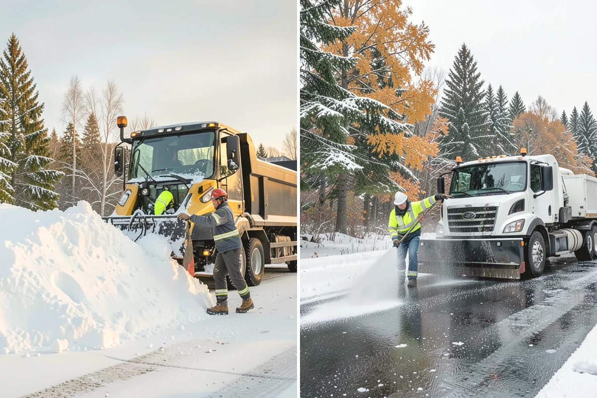 Warehouse Snow Plowing in Mukilteo, Snohomish County, WA - Map the trailer yard, dock approaches, and employee lot with your dock schedule