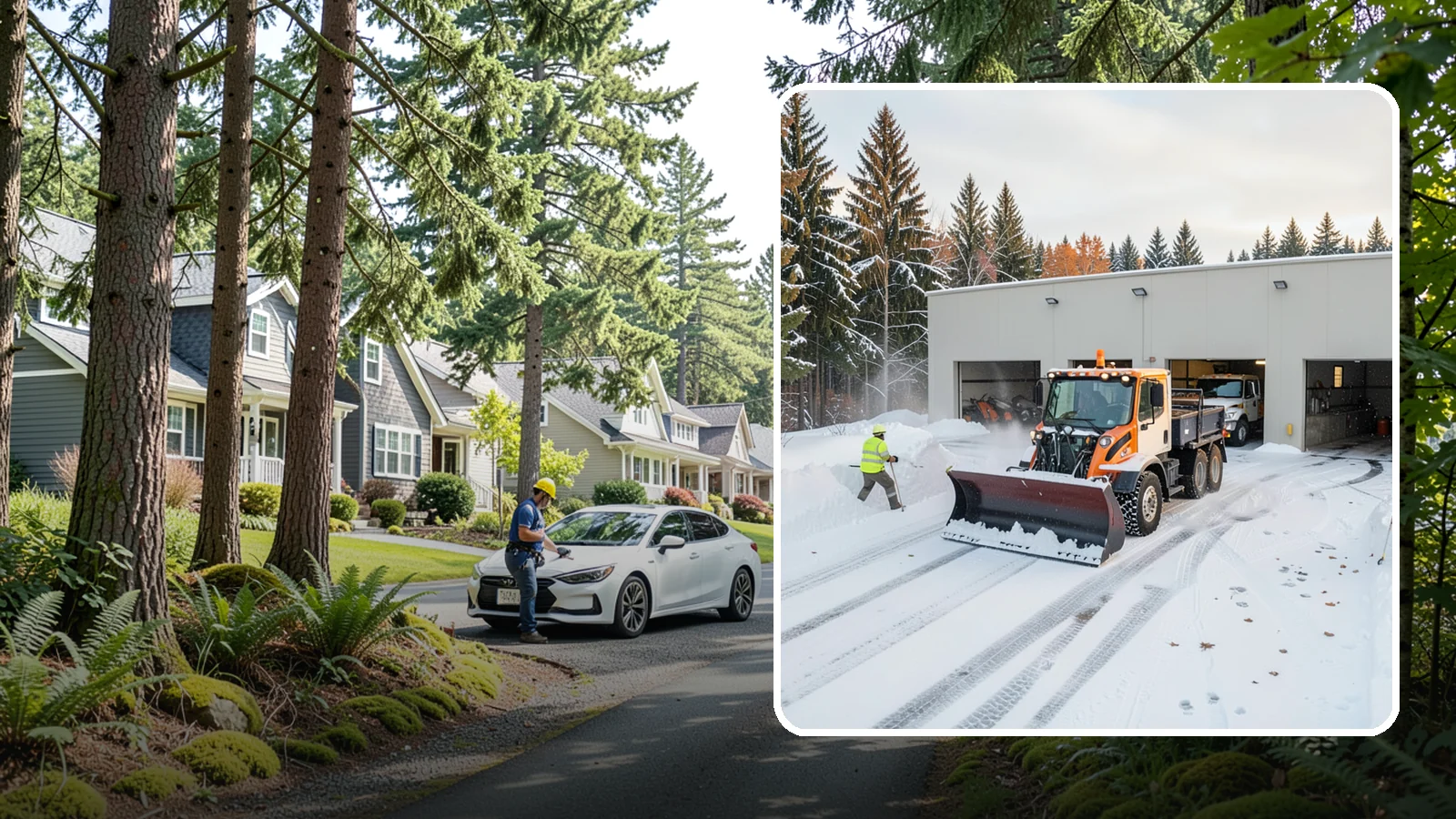 Warehouse Snow Plowing in Normandy Park, King County, WA - We plow warehouse lots, loading docks, and trailer yards so trucks dock and depart without weather delays.