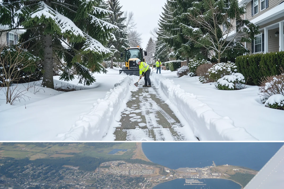 Warehouse Snow Plowing in Oak Harbor, Island County, WA - Lock in service before winter so your docks keep receiving and shipping through any snow.