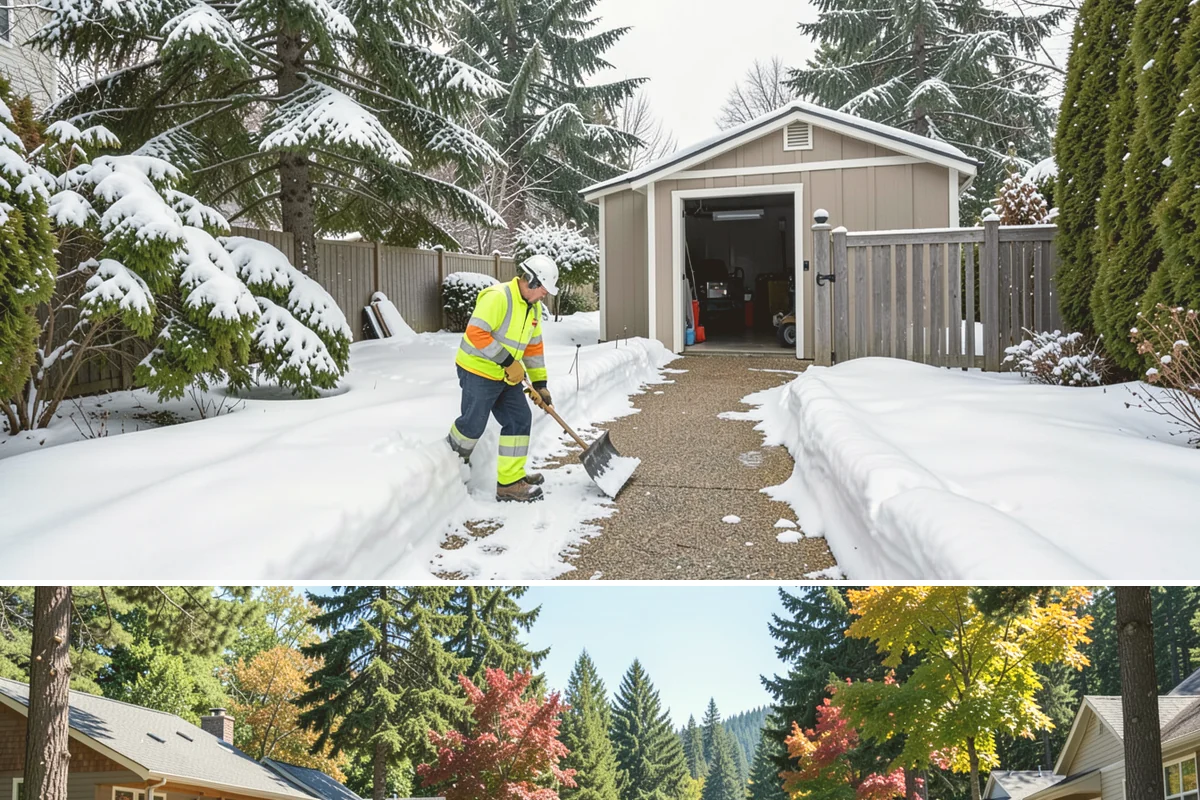 Warehouse Snow Plowing in Orting, Pierce County, WA - Lock in service before winter so your docks keep receiving and shipping through any snow.