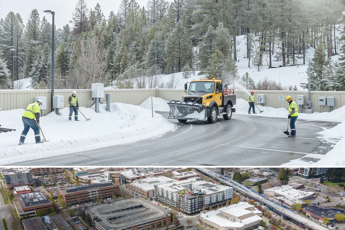Warehouse Snow Plowing in Redmond, King County, WA - Lock in service before winter so your docks keep receiving and shipping through any snow.