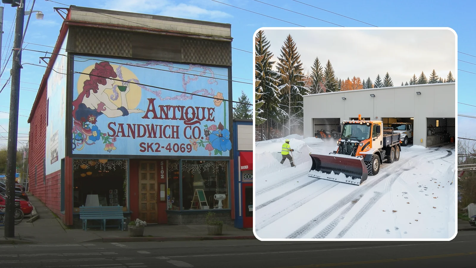 Warehouse Snow Plowing in Ruston, Pierce County, WA - We plow warehouse lots, loading docks, and trailer yards so trucks dock and depart without weather delays.
