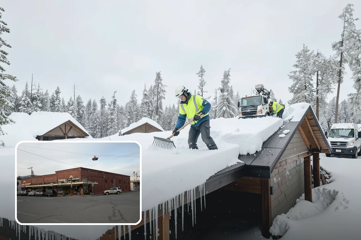 Warehouse Snow Plowing in Sedro-Woolley, Skagit County, WA - Trailer yards and dock aprons cleared for continuous freight flow