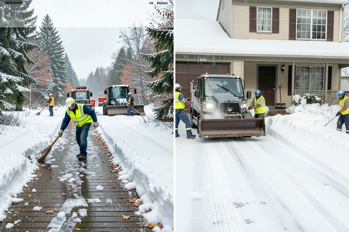 Warehouse Snow Plowing in Sedro-Woolley, Skagit County, WA - Map the trailer yard, dock approaches, and employee lot with your dock schedule