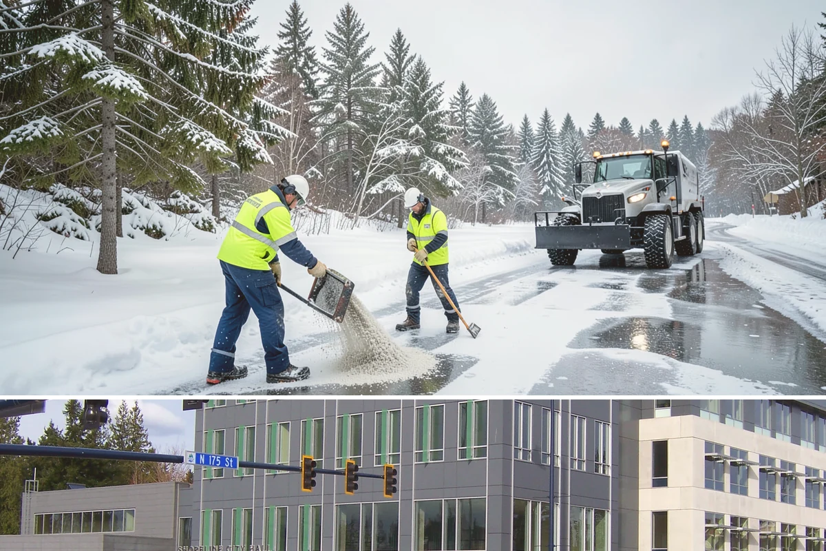 Warehouse Snow Plowing in Shoreline, King County, WA - Lock in service before winter so your docks keep receiving and shipping through any snow.