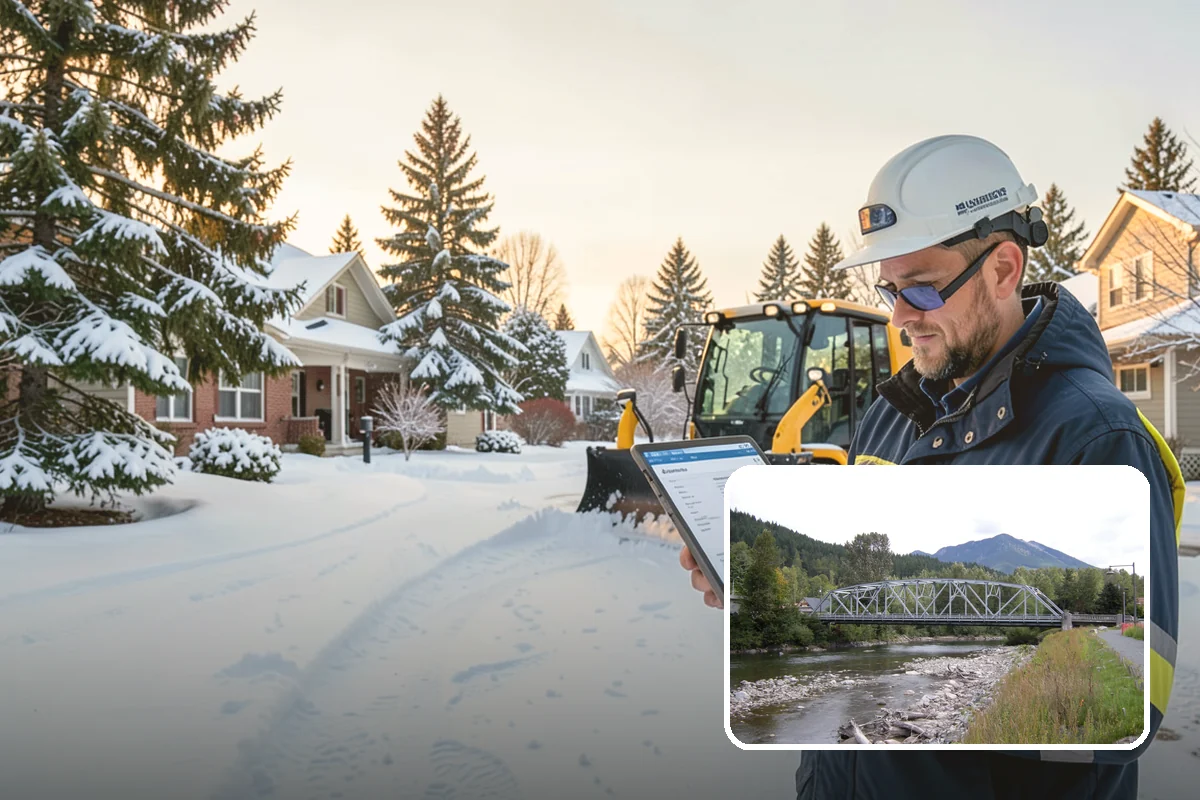 Warehouse Snow Plowing in Skykomish, King County, WA - Trailer yards and dock aprons cleared for continuous freight flow