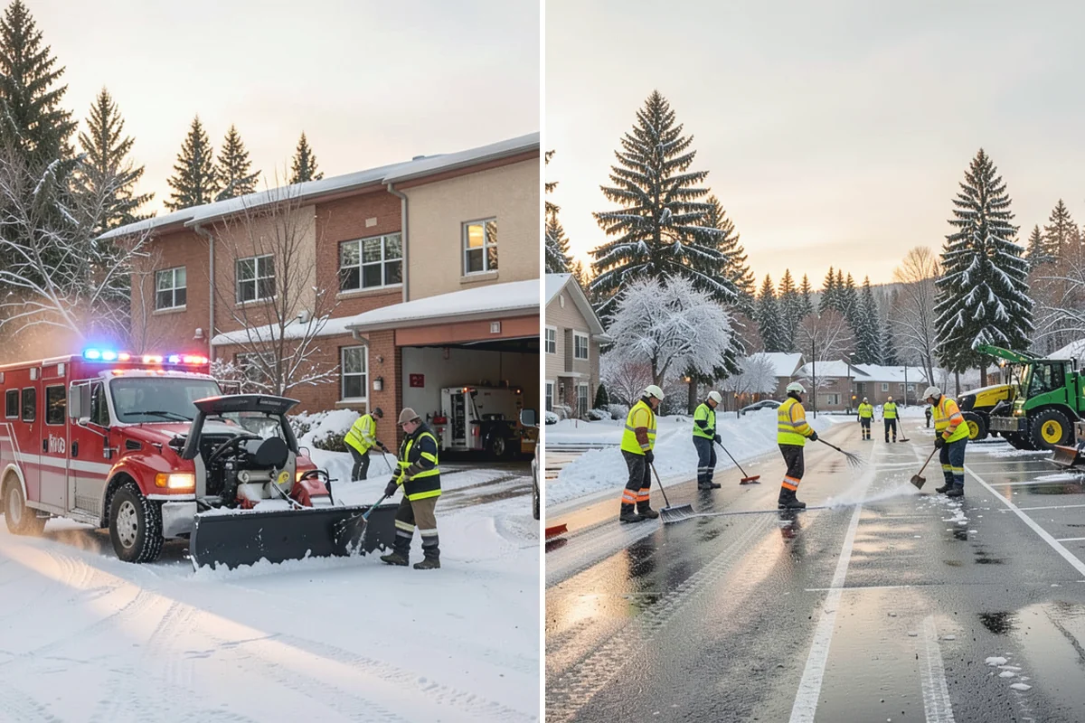 Warehouse Snow Plowing in Skykomish, King County, WA - Map the trailer yard, dock approaches, and employee lot with your dock schedule