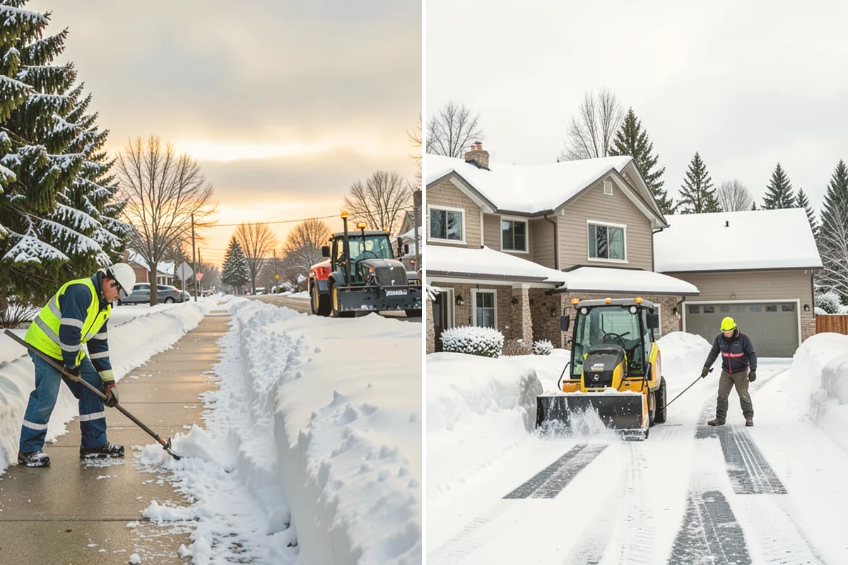 Warehouse Snow Plowing in Stanwood, Snohomish County, WA - Map the trailer yard, dock approaches, and employee lot with your dock schedule