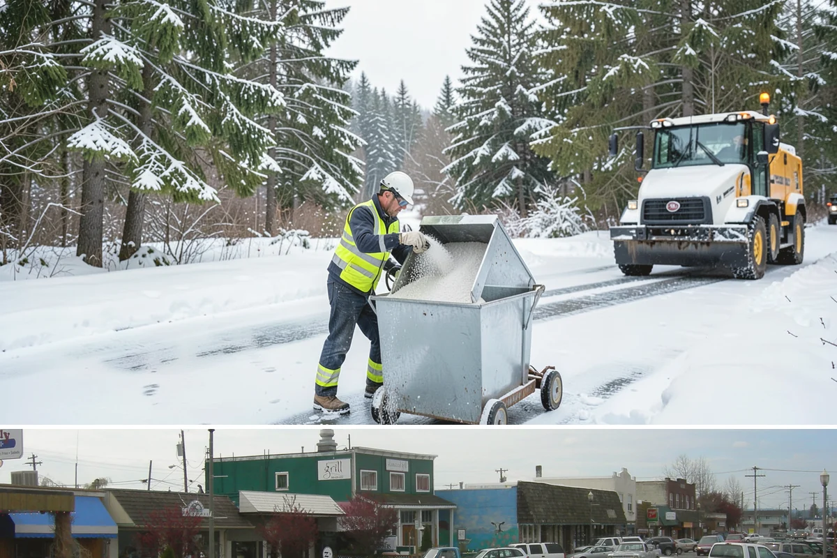 Warehouse Snow Plowing in Stanwood, Snohomish County, WA - Lock in service before winter so your docks keep receiving and shipping through any snow.