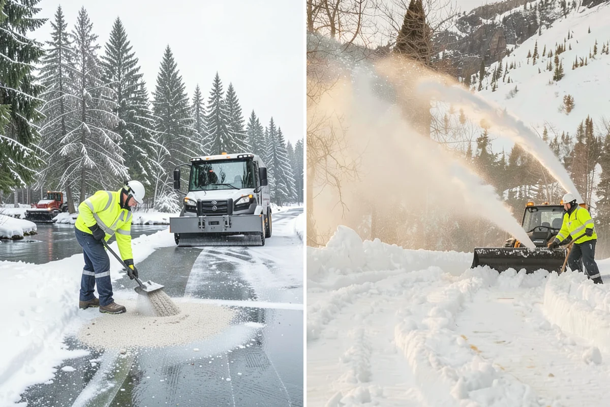 Warehouse Snow Plowing in Tacoma, Pierce County, WA - Map the trailer yard, dock approaches, and employee lot with your dock schedule