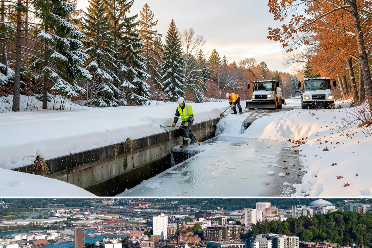 Warehouse Snow Plowing in Tacoma, Pierce County, WA - Lock in service before winter so your docks keep receiving and shipping through any snow.