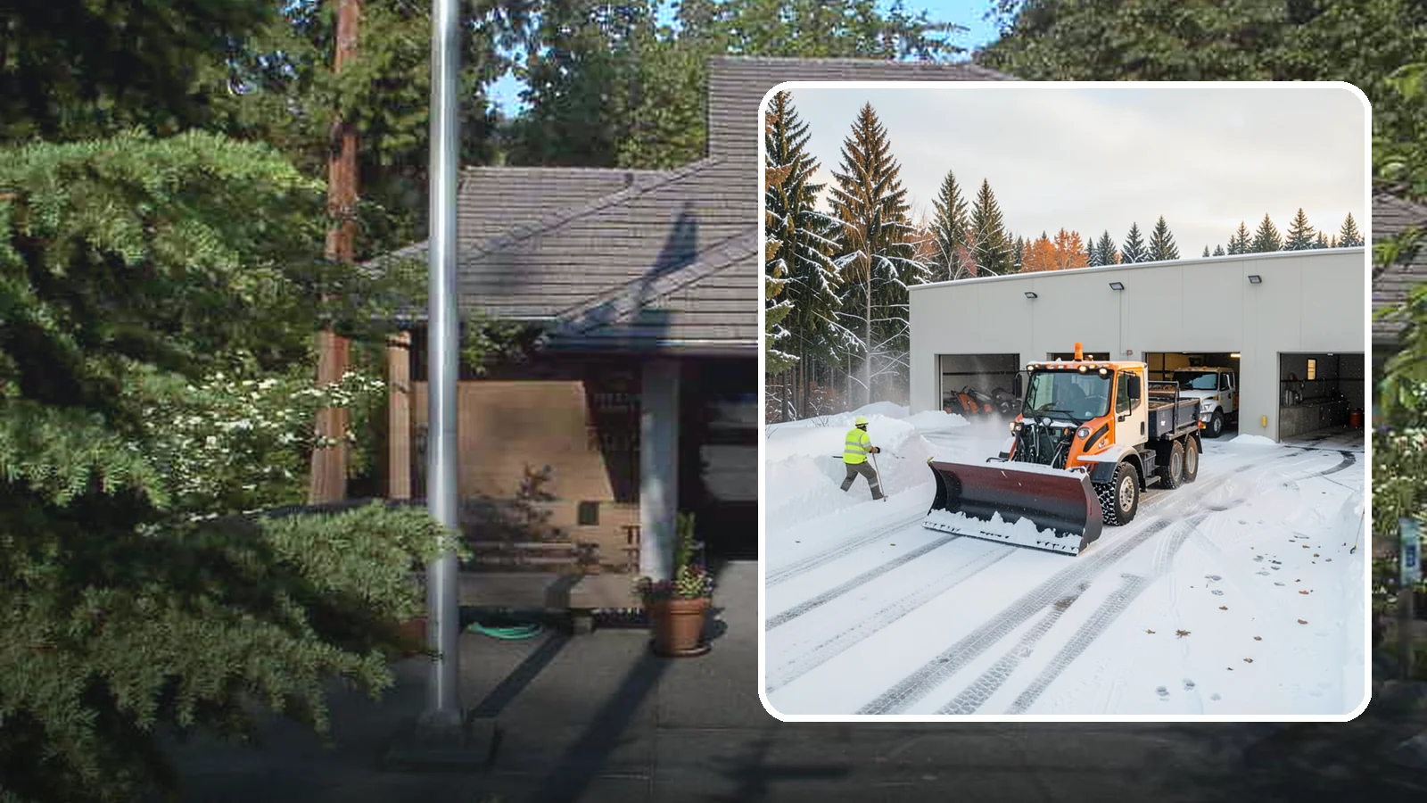 Warehouse Snow Plowing in Yarrow Point, King County, WA - We plow warehouse lots, loading docks, and trailer yards so trucks dock and depart without weather delays.