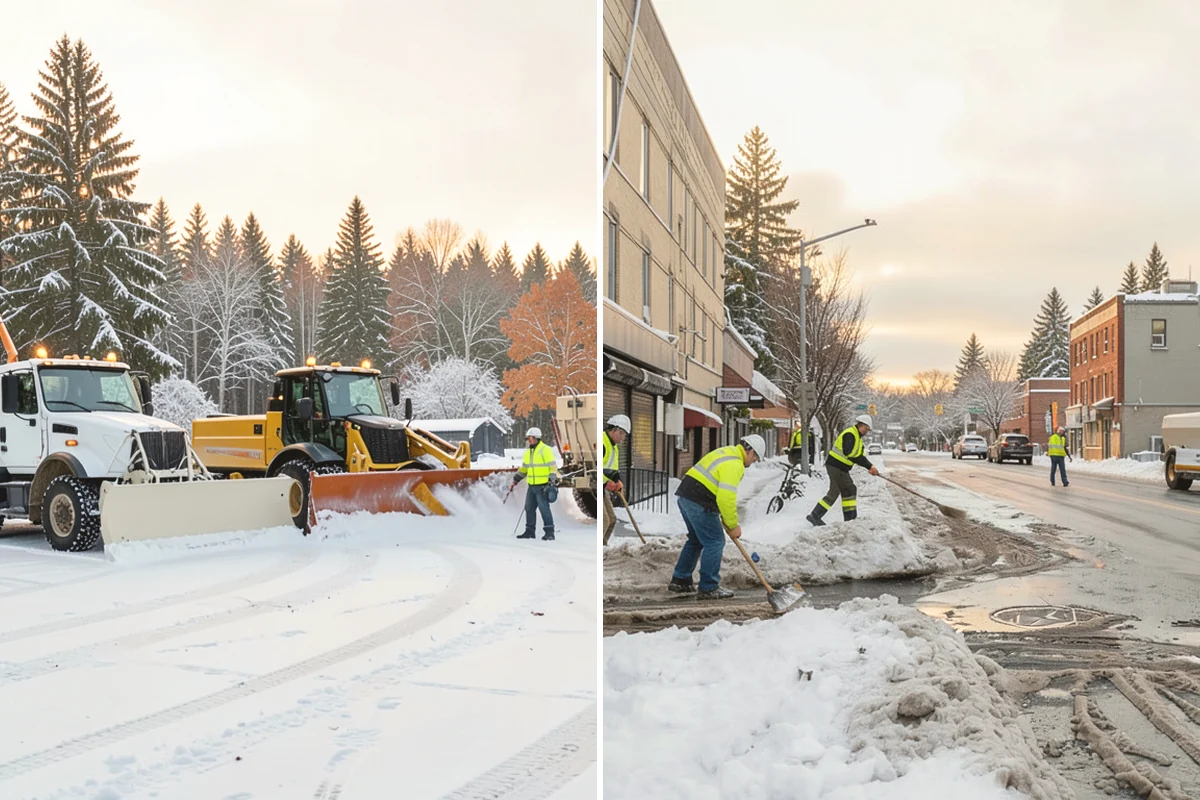 Warehouse Snow Plowing in Yarrow Point, King County, WA - Map the trailer yard, dock approaches, and employee lot with your dock schedule