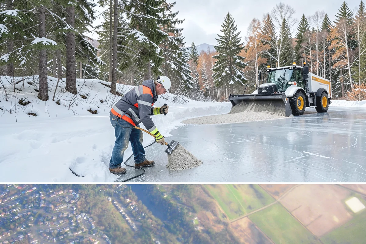 Warehouse Snow Removal in Algona, King County, WA - Warehouses face peak risk during December and January cold snaps when wet snow compacts quickly under continuous trailer traffic.