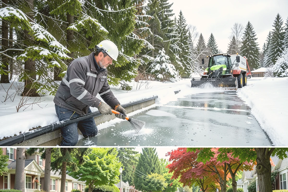 Warehouse Snow Removal in Beaux Arts Village, King County, WA - Warehouses face peak risk during December and January cold snaps when wet snow compacts quickly under continuous trailer traffic.