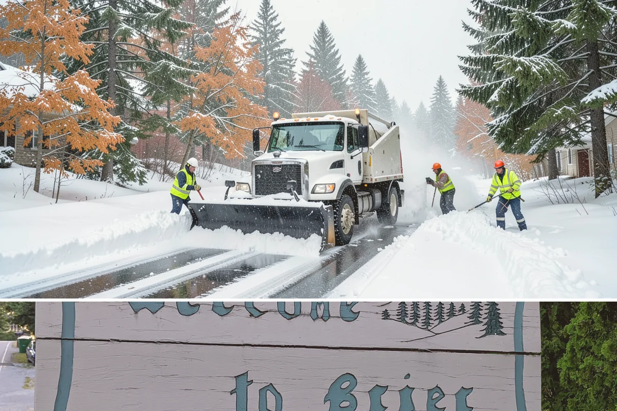 Warehouse Snow Removal in Brier, Snohomish County, WA - Warehouses face peak risk during December and January cold snaps when wet snow compacts quickly under continuous trailer traffic.