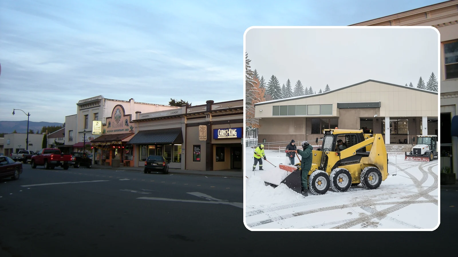 Warehouse Snow Removal in Burlington, Skagit County, WA - Keep dock doors, drive lanes, and staging areas clear so your warehouse keeps loading through Western Washington cold snaps.