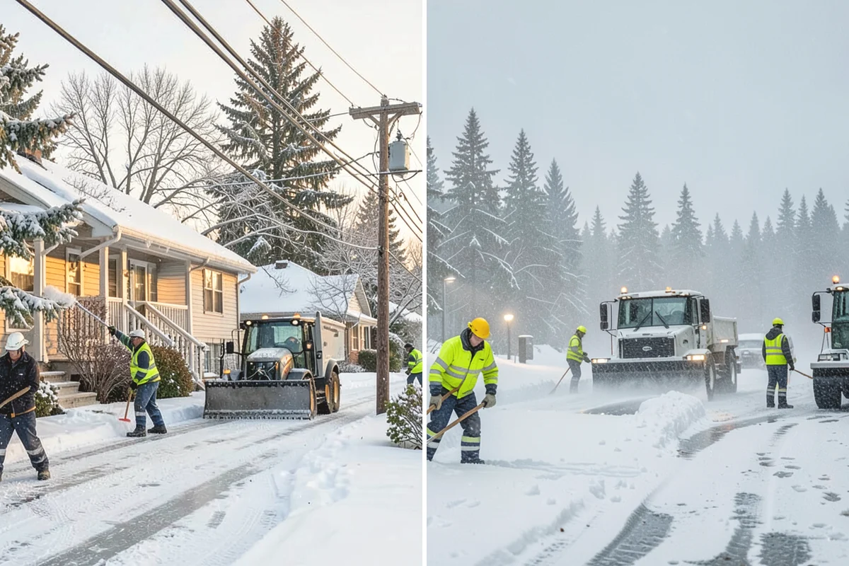 Warehouse Snow Removal in Burlington, Skagit County, WA - Review dock layout, apron space, and trailer staging zones