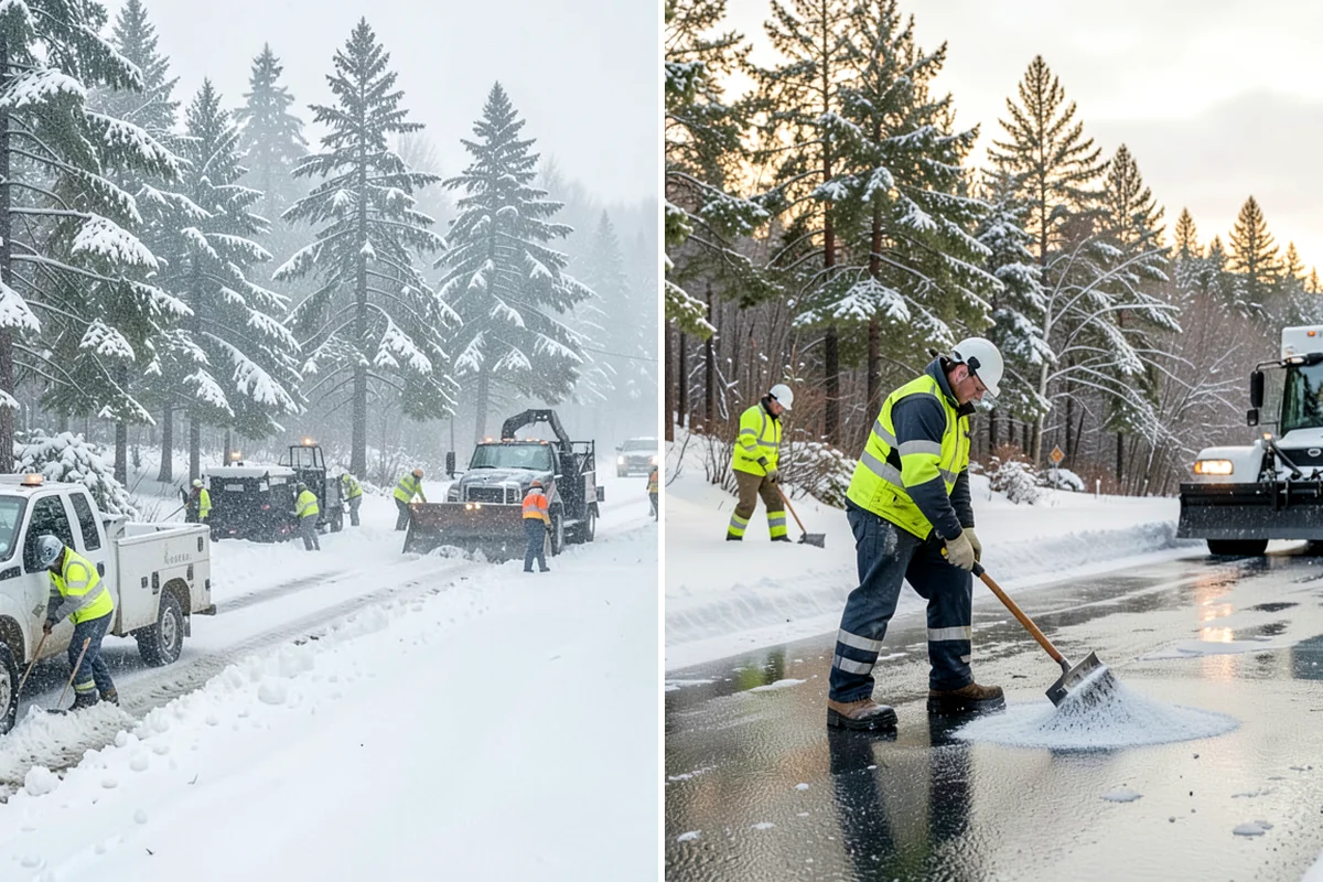 Warehouse Snow Removal in Clyde Hill, King County, WA - Review dock layout, apron space, and trailer staging zones