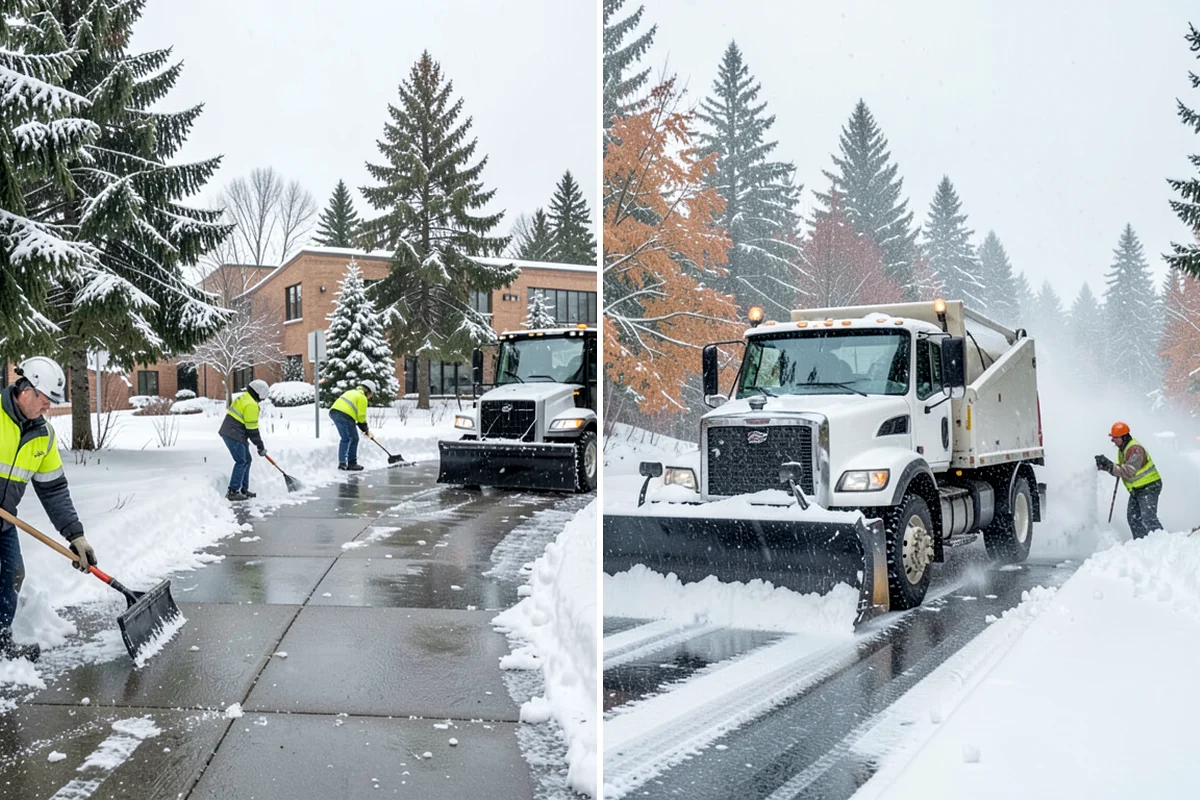 Warehouse Snow Removal in Concrete, Skagit County, WA - Review dock layout, apron space, and trailer staging zones