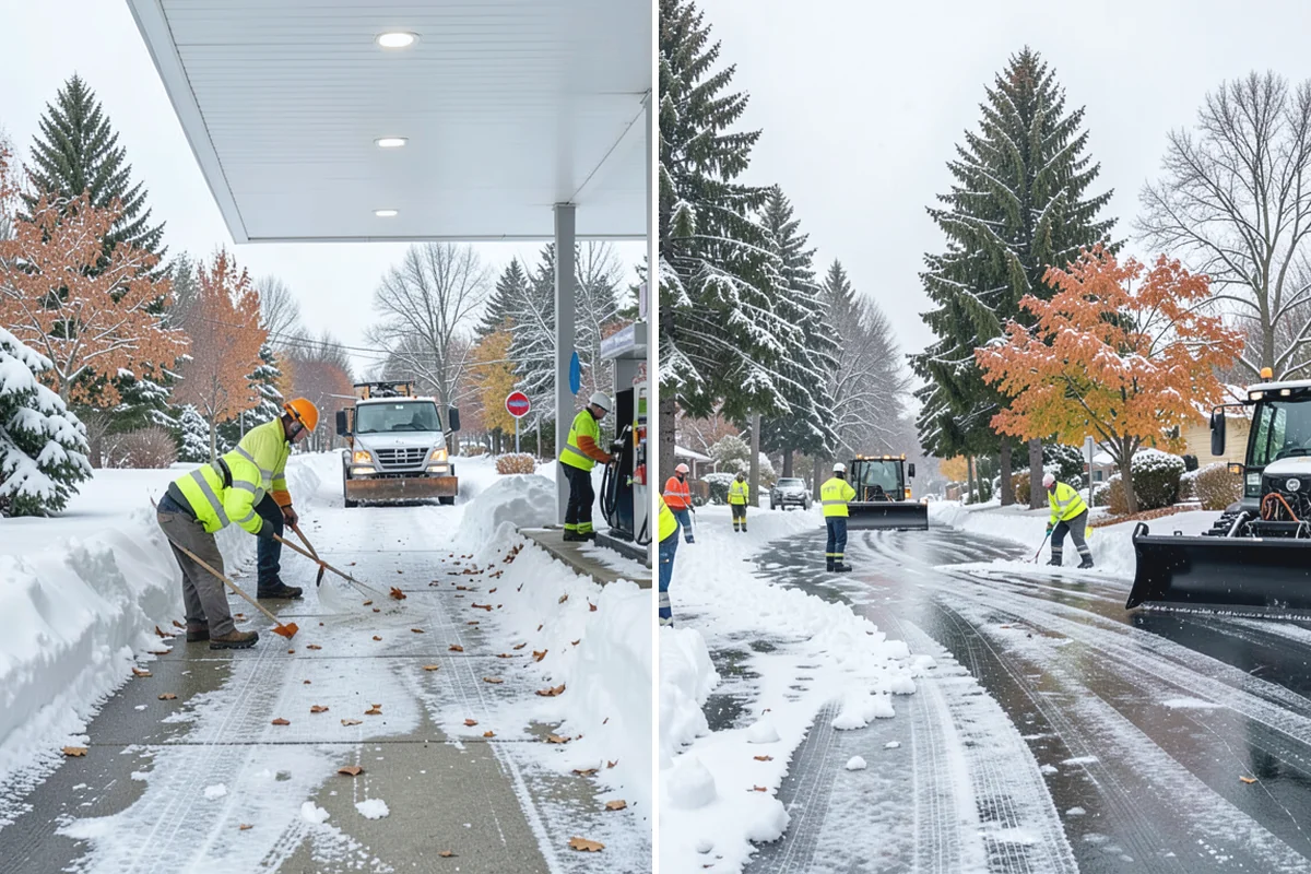 Warehouse Snow Removal in Coupeville, Island County, WA - Review dock layout, apron space, and trailer staging zones