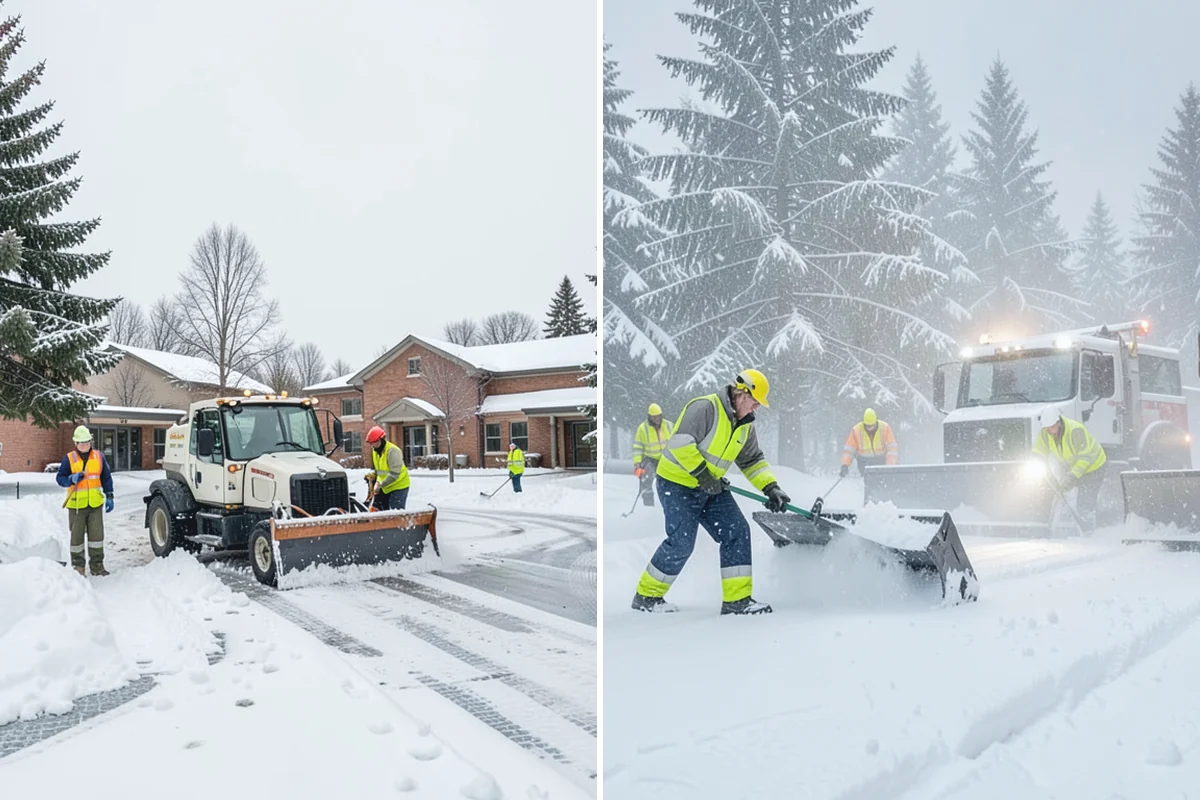 Warehouse Snow Removal in Darrington, Snohomish County, WA - Review dock layout, apron space, and trailer staging zones