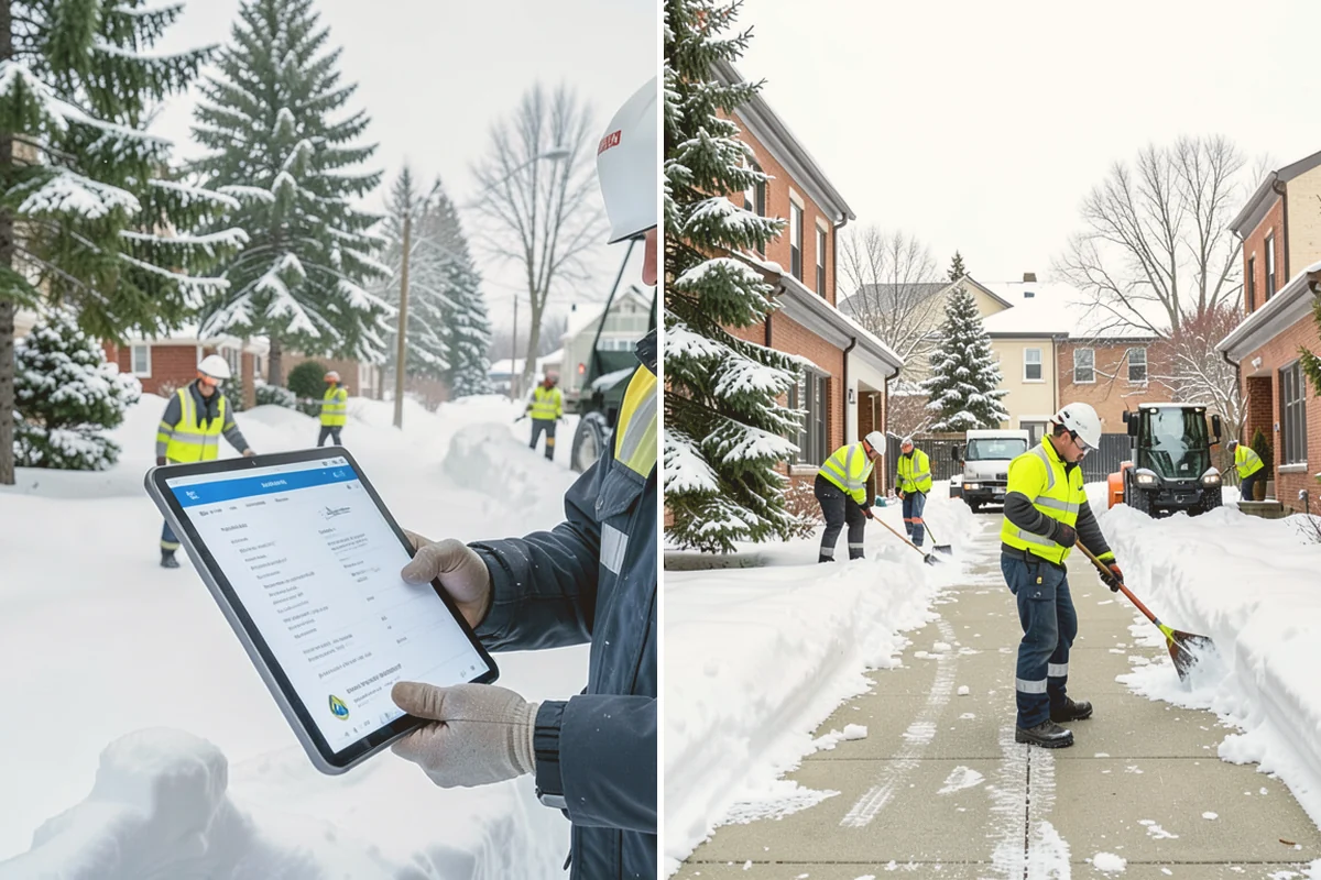 Warehouse Snow Removal in Edmonds, Snohomish County, WA - Review dock layout, apron space, and trailer staging zones