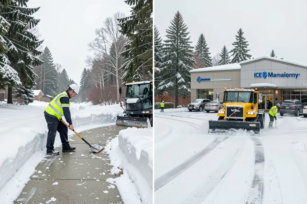 Warehouse Snow Removal in Enumclaw, King County, WA - Review dock layout, apron space, and trailer staging zones