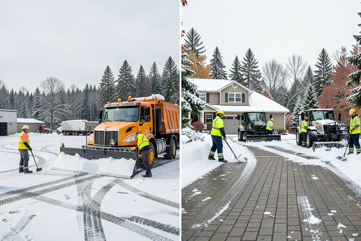 Warehouse Snow Removal in Federal Way, King County, WA - Review dock layout, apron space, and trailer staging zones