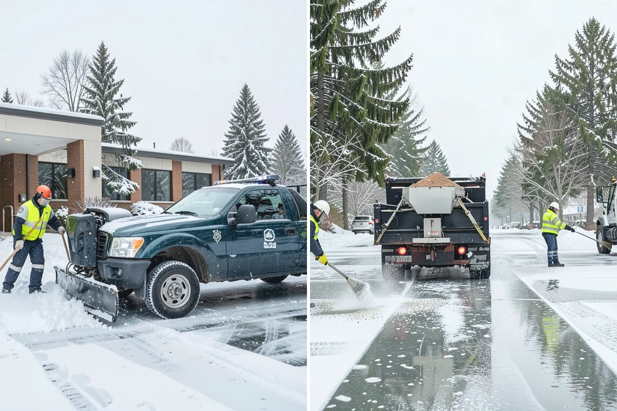 Warehouse Snow Removal in Granite Falls, Snohomish County, WA - Review dock layout, apron space, and trailer staging zones