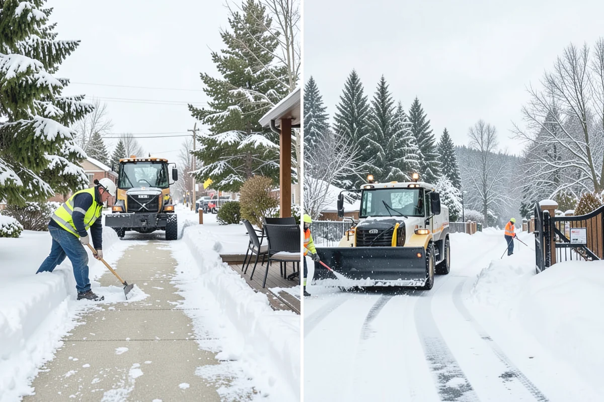 Warehouse Snow Removal in Hamilton, Skagit County, WA - Review dock layout, apron space, and trailer staging zones