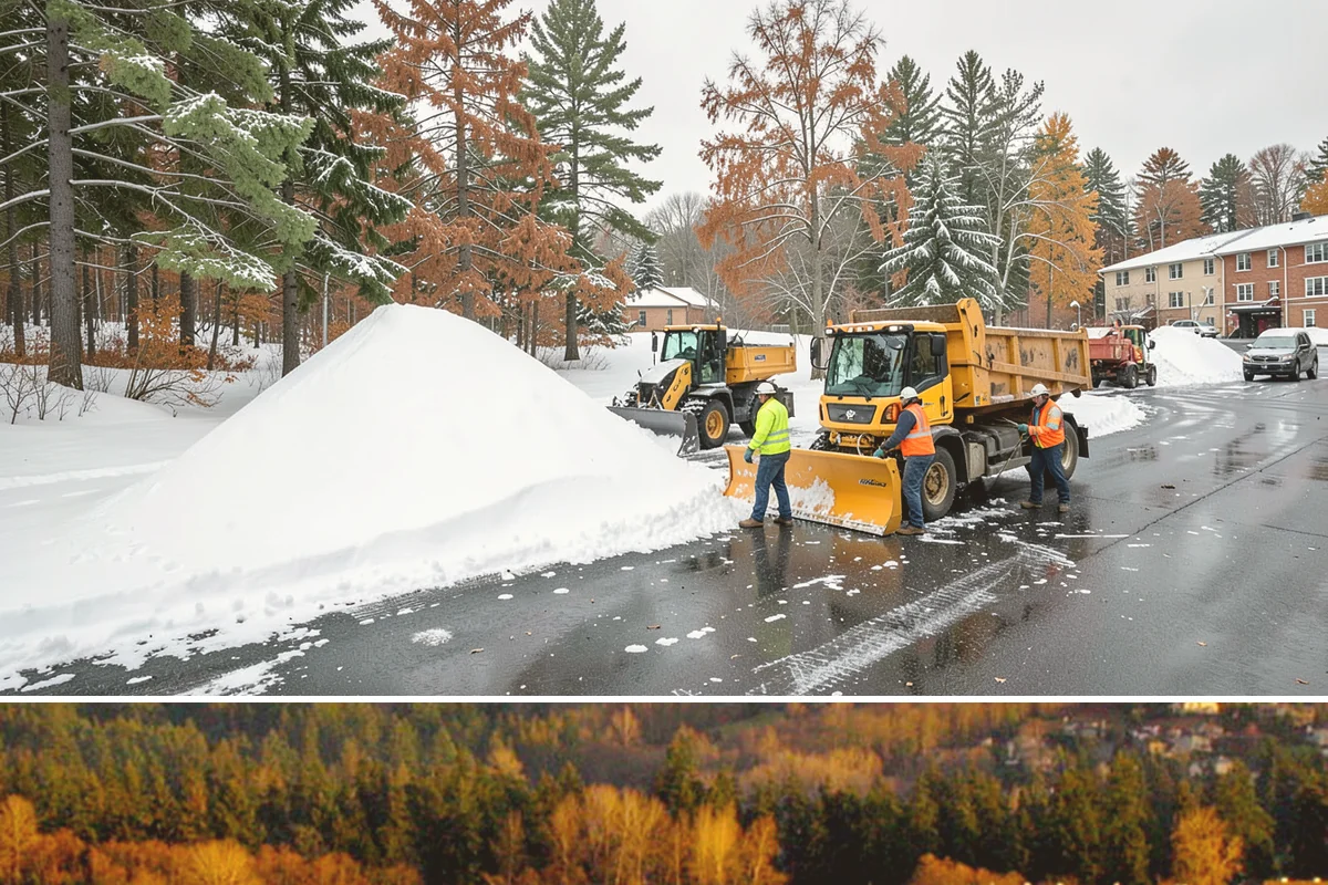 Warehouse Snow Removal in Kenmore, King County, WA - Warehouses face peak risk during December and January cold snaps when wet snow compacts quickly under continuous trailer traffic.