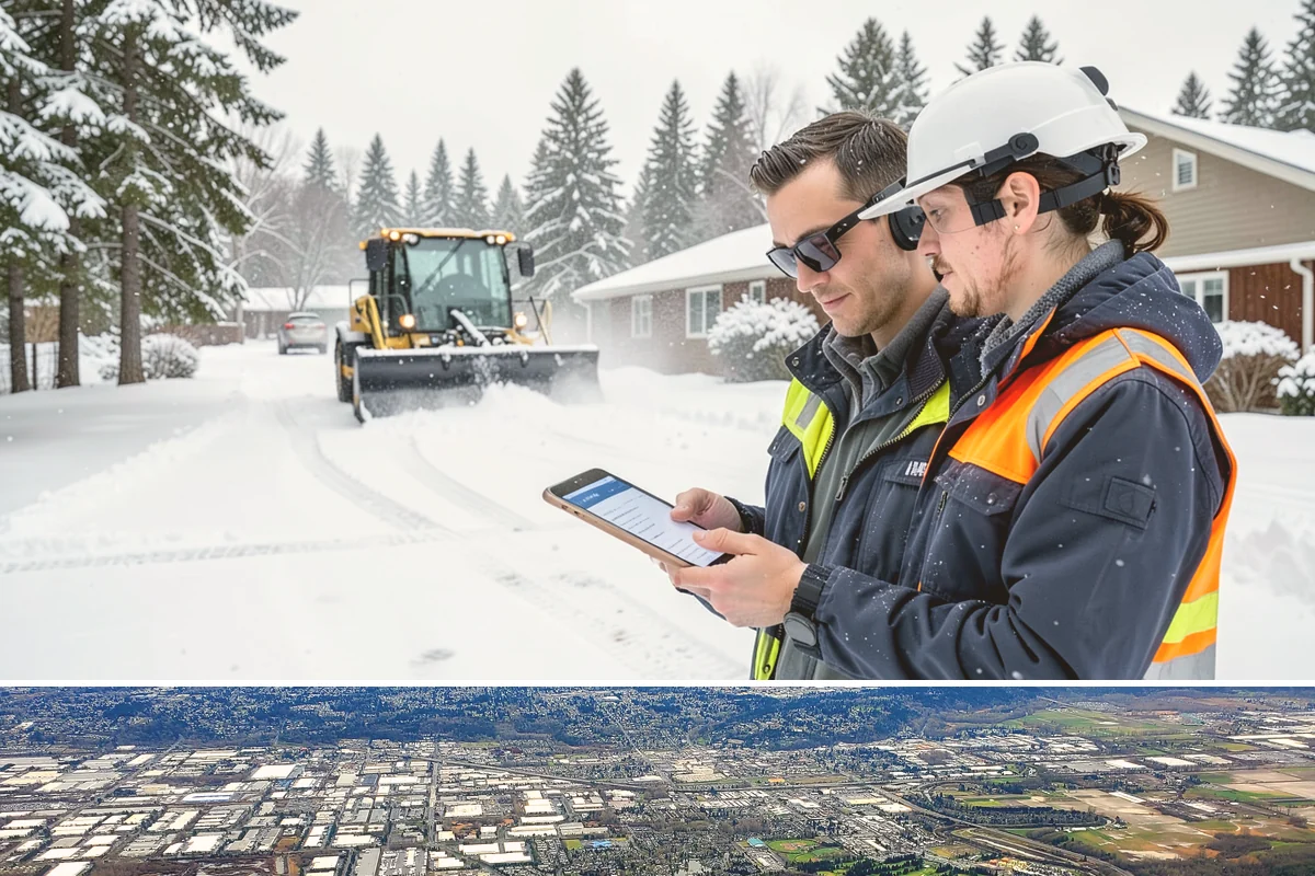 Warehouse Snow Removal in Kent, King County, WA - Warehouses face peak risk during December and January cold snaps when wet snow compacts quickly under continuous trailer traffic.