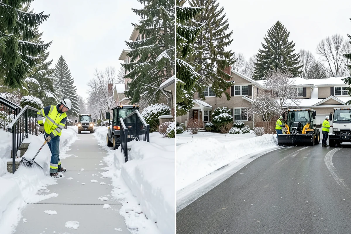 Warehouse Snow Removal in Lake Forest Park, King County, WA - Review dock layout, apron space, and trailer staging zones