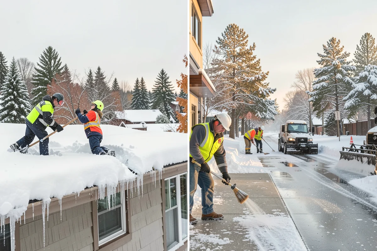 Warehouse Snow Removal in Lake Stevens, Snohomish County, WA - Review dock layout, apron space, and trailer staging zones