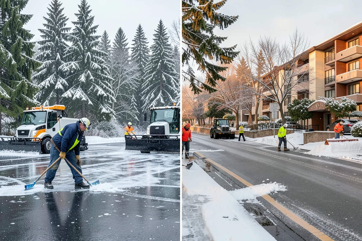Warehouse Snow Removal in Lakewood, Pierce County, WA - Review dock layout, apron space, and trailer staging zones